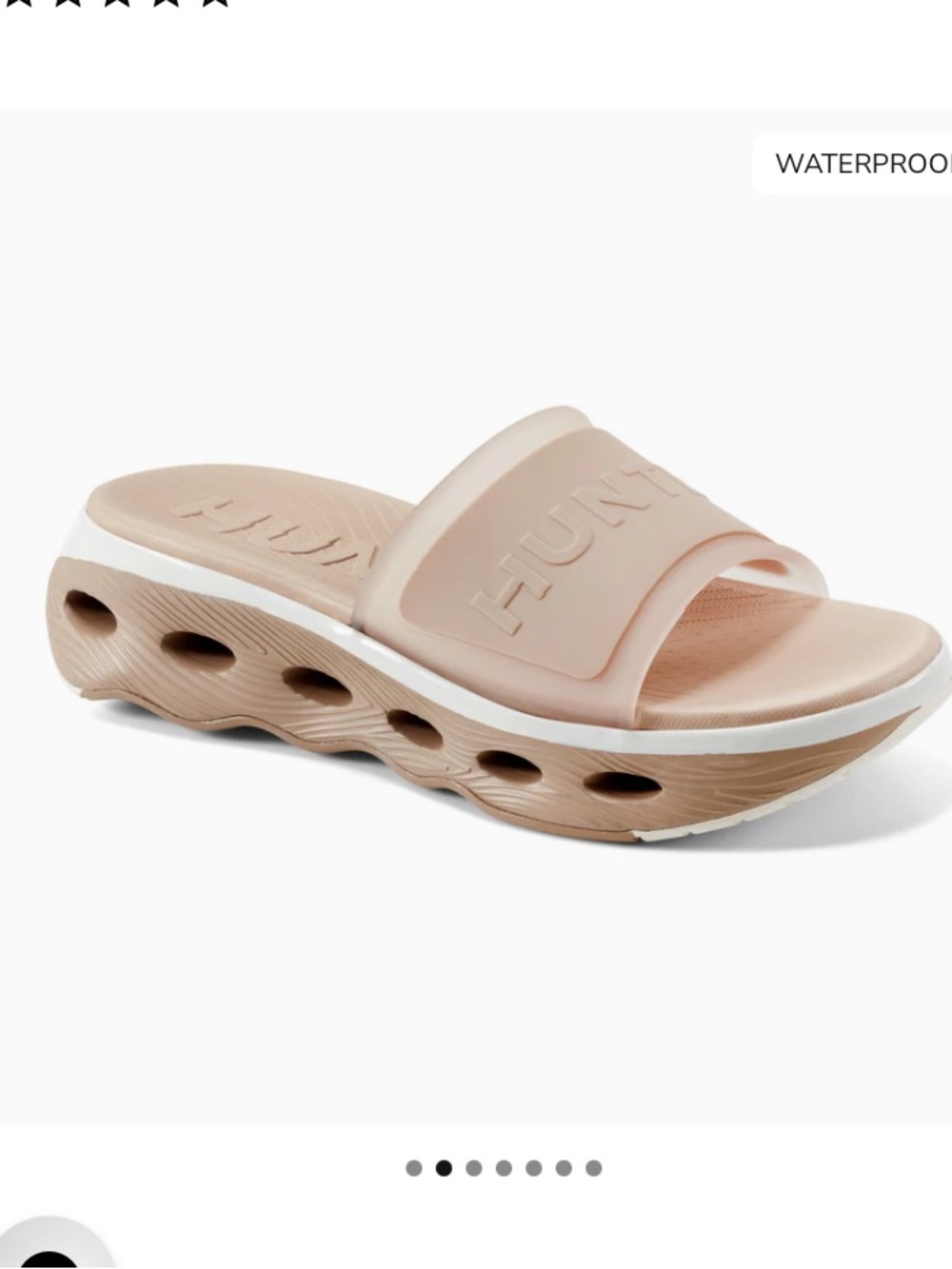 Hunter sandals, Women's Geneva Slip-on Casual beige Sandals